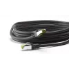 Cavo di rete Goobay nero 0,25 m Cat8.1 S/FTP