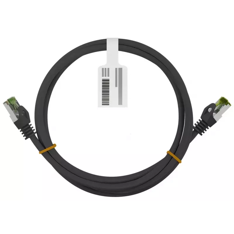 Cavo di rete Wentronic 61095 3m Cat8.1 S/FTP nero