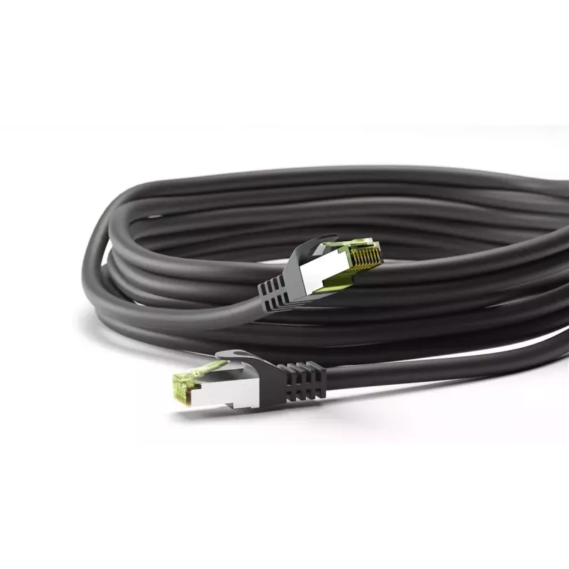 Cavo di rete Wentronic 61096 5m Cat8.1 S/FTP RJ-45 nero
