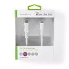 Cavo Lightning Nedis CCGW39650WT10 1m bianco USB C