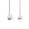 Cavo Lightning Nedis CCGW39650WT10 1m bianco USB C