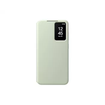 Custodia portafoglio Samsung Galaxy S24+ verde monocolore