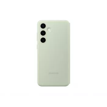 Custodia portafoglio Samsung Galaxy S24+ verde monocolore