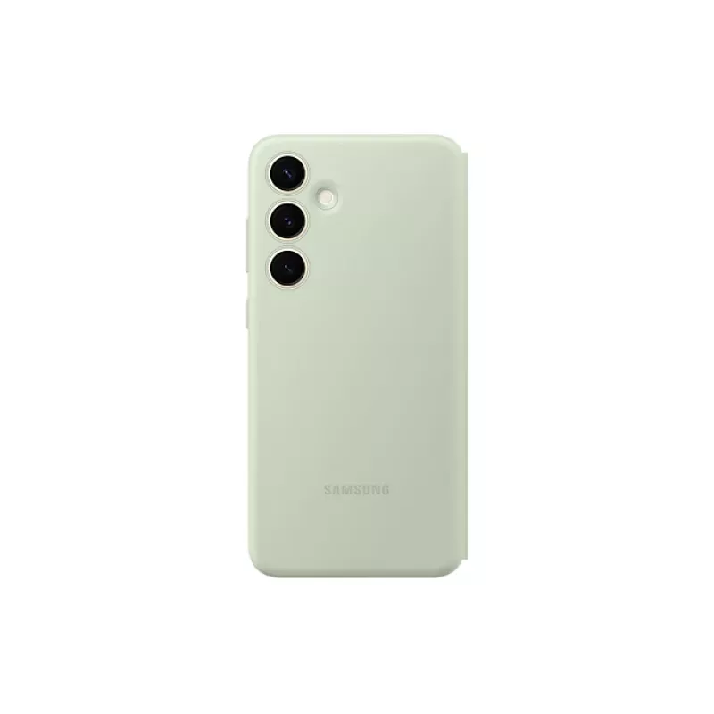 Custodia portafoglio Samsung Galaxy S24+ verde monocolore