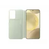 Custodia portafoglio Samsung Galaxy S24+ verde monocolore
