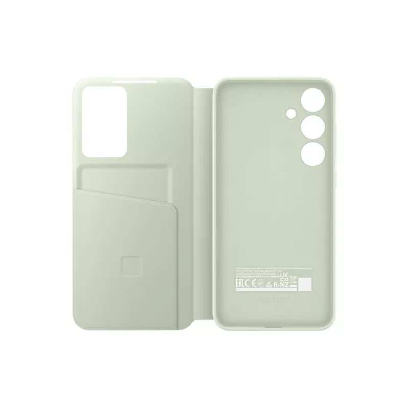 Custodia portafoglio Samsung Galaxy S24+ verde monocolore