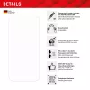 Displex Smart Glass (9H) per Samsung Galaxy A24/A25 5G, adesivo di montaggio, infrangibile