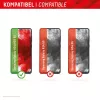 Displex Smart Glass (9H) per Samsung Galaxy A24/A25 5G, adesivo di montaggio, infrangibile