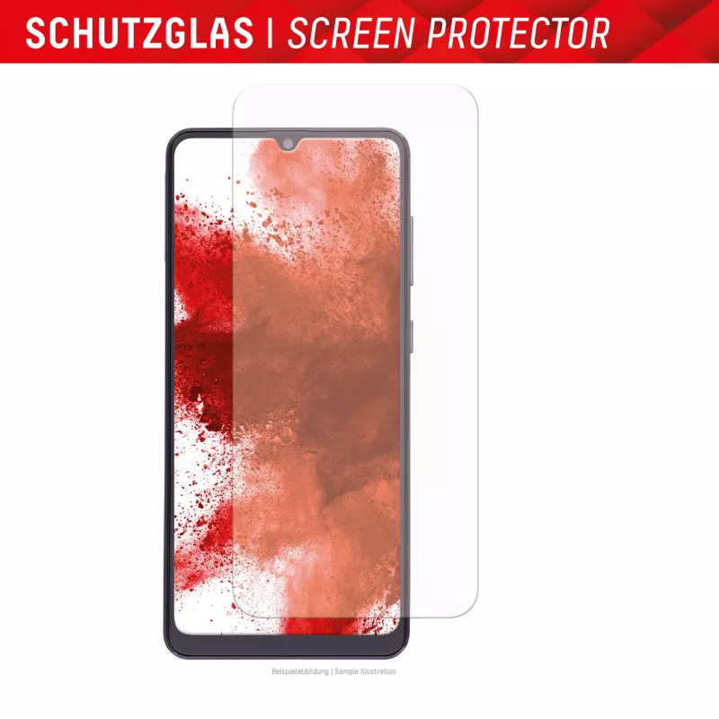 Displex Smart Glass (9H) per Samsung Galaxy A24/A25 5G, adesivo di montaggio, infrangibile