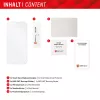 Displex Smart Glass (9H) per Samsung Galaxy A24/A25 5G, adesivo di montaggio, infrangibile
