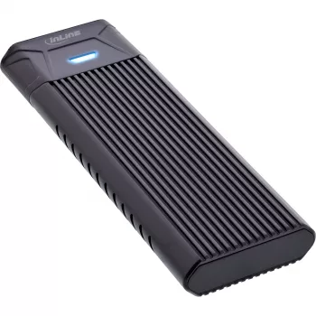 InLine USB3.2 Gen.2 case USB-C per SSD M.2 (PCIe NVMe & SATA)