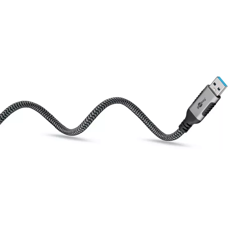 Goobay adattatore cavo USB A RJ-45 15m nero argento