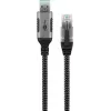 Goobay adattatore cavo USB A RJ-45 15m nero argento