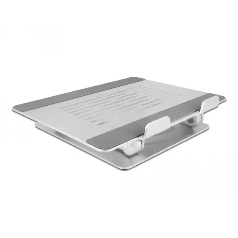 Delock 18414 supporto per tablet e notebook, regolabile, alluminio, fino a 39,6 cm (15,6 pollici)