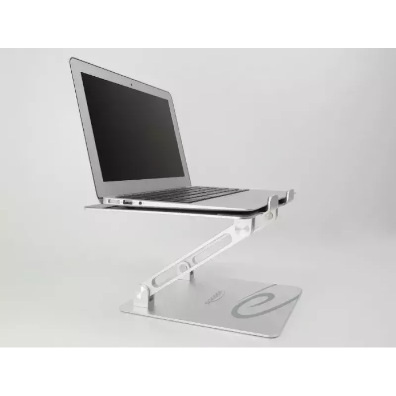 Delock 18414 supporto per tablet e notebook, regolabile, alluminio, fino a 39,6 cm (15,6 pollici)