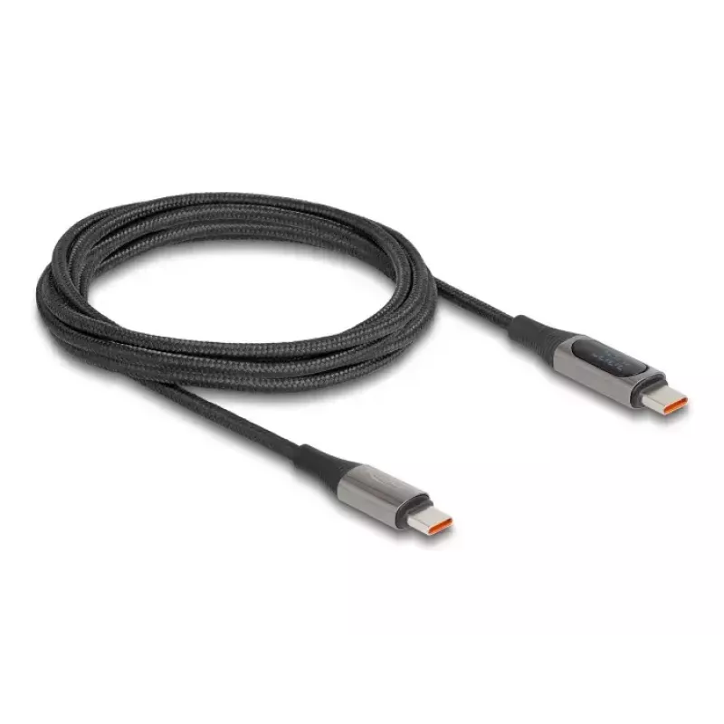 Cavo dati e ricarica rapida USB 2.0 DeLOCK USB Type-C connettore maschio su connettore maschio PD 3.0 100 W 2 m