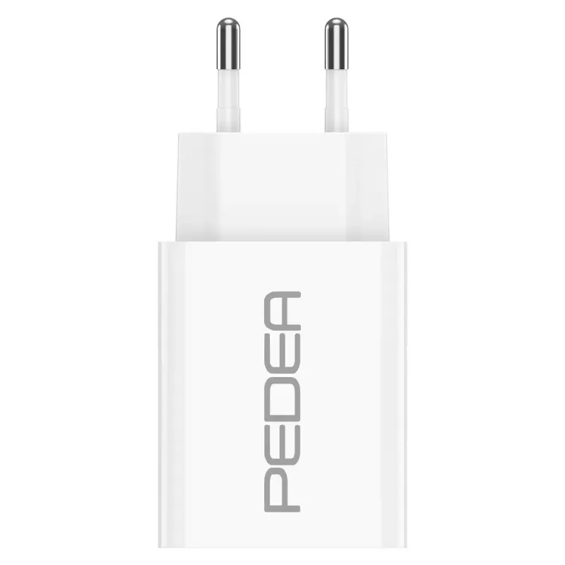 Caricabatterie per dispositivi mobili PEDEA 60040100 universale bianco AC ricarica rapida per interni