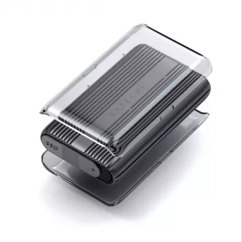 Case per SSD Satechi USB4 NVMe SSD Pro 4 TB 40 Gbit/s grigio trasparente