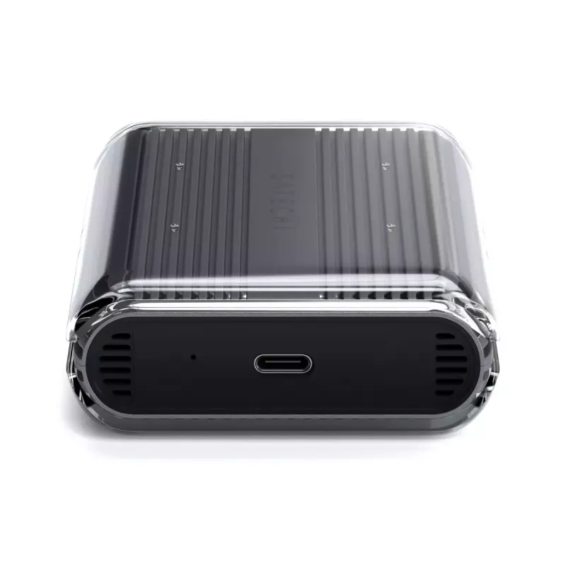 Case per SSD Satechi USB4 NVMe SSD Pro 4 TB 40 Gbit/s grigio trasparente