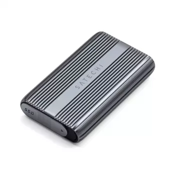 Case per SSD Satechi USB4 NVMe SSD Pro 4 TB 40 Gbit/s grigio trasparente