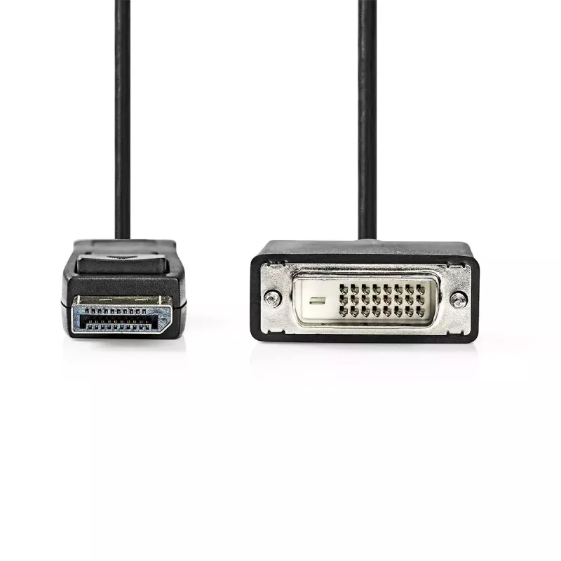 Adattatore cavo video Nedis CCGL37200BK20 2 m DisplayPort a DVI-D nero