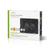 Pad di raffreddamento per laptop Nedis NBCR200BK 2 ventole 14 cm nero
