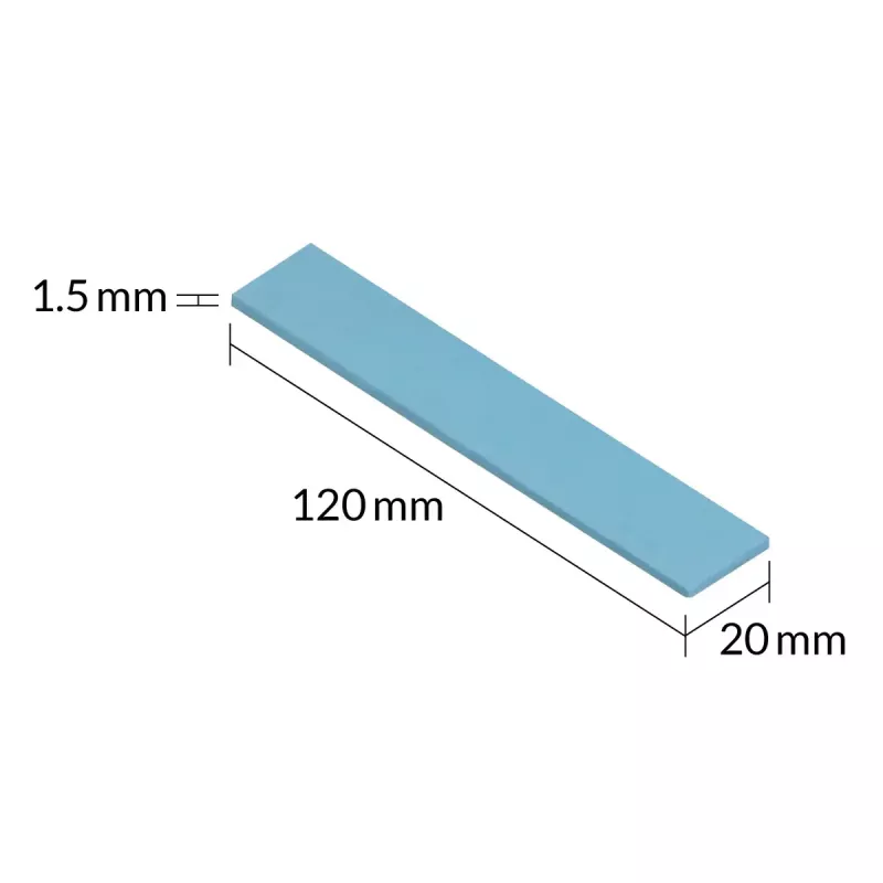 ARCTIC TP-3 Premium Performance pad termico 120 x 20 mm, 1,5 mm