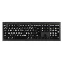 Logickeyboard LKB-LPWB-A2M-DE Tastiera Universale USB QWERTZ Tedesco Nero