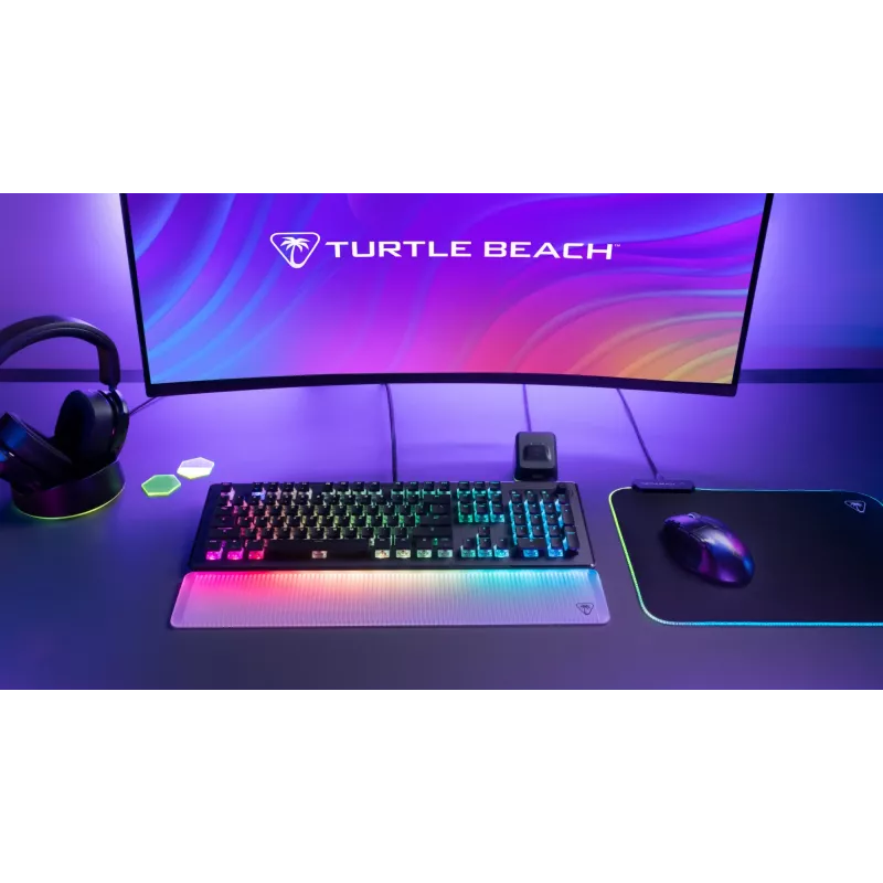 Turtle Beach Vulcan II Max Tastiera Gaming USB QWERTZ Nero