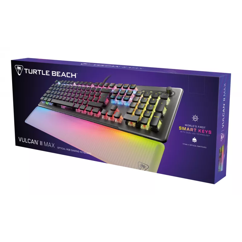 Turtle Beach Vulcan II Max Tastiera Gaming USB QWERTZ Nero