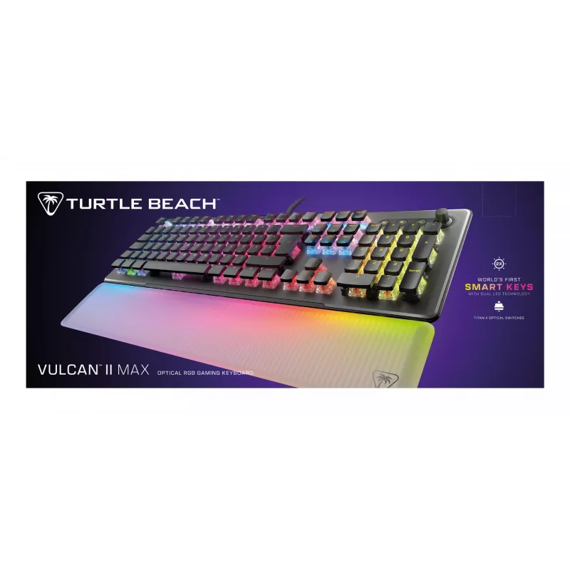 Turtle Beach Vulcan II Max Tastiera Gaming USB QWERTZ Nero
