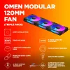 Ventola HP OMEN Modular 120mm - confezione da tre nero