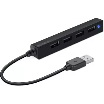 Hub SPEEDLINK SNAPPY sottile 480 Mbit/s nero
