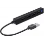 Hub SPEEDLINK SNAPPY sottile 480 Mbit/s nero