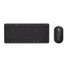Tastiera Trust Lyra con mouse inclusa ufficio RF Wireless + Bluetooth QWERTZ tedesca nero