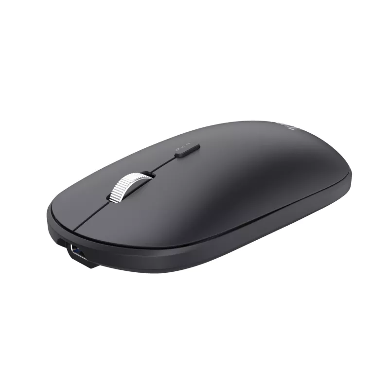 Tastiera Trust Lyra con mouse inclusa ufficio RF Wireless + Bluetooth QWERTZ tedesca nero