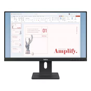 Monitor Lenovo ThinkVision E24-40, 60,5 cm (23,8 pollici), 1920 x 1080 pixel, Full HD, LCD, 6 ms, nero