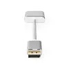 Nedis CCTB37250AL02 cavo adattatore video 0,2 m DisplayPort DVI-D argento