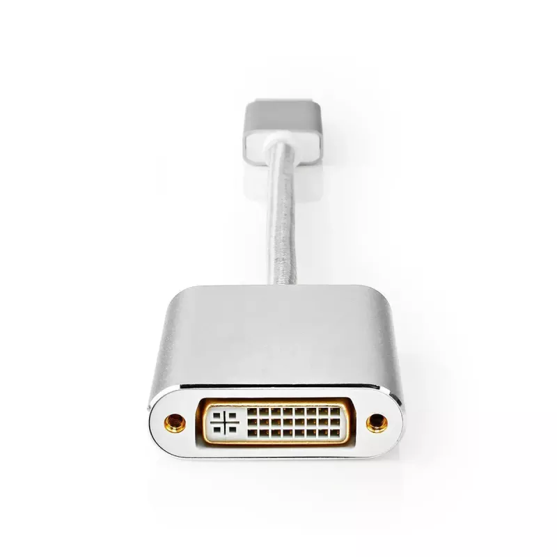 Nedis CCTB37250AL02 cavo adattatore video 0,2 m DisplayPort DVI-D argento