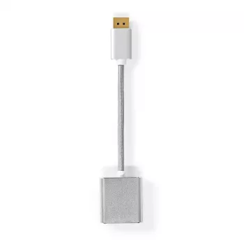 Nedis CCTB37250AL02 cavo adattatore video 0,2 m DisplayPort DVI-D argento
