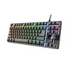 Trust GXT 794 tastiera mouse inclusi gaming USB QWERTZ tedesco nero