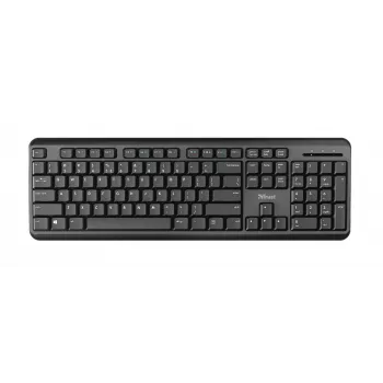 Trust TK-350 tastiera Office RF Wireless QWERTZ tedesco nero