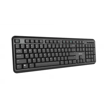 Trust TK-350 tastiera Office RF Wireless QWERTZ tedesco nero