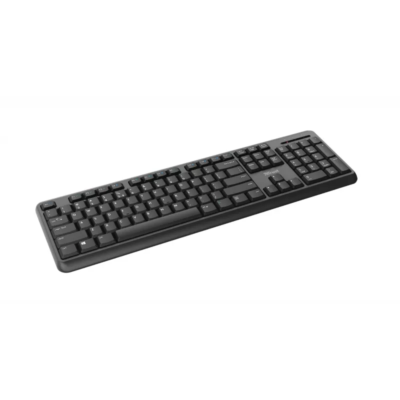 Trust TK-350 tastiera Office RF Wireless QWERTZ tedesco nero