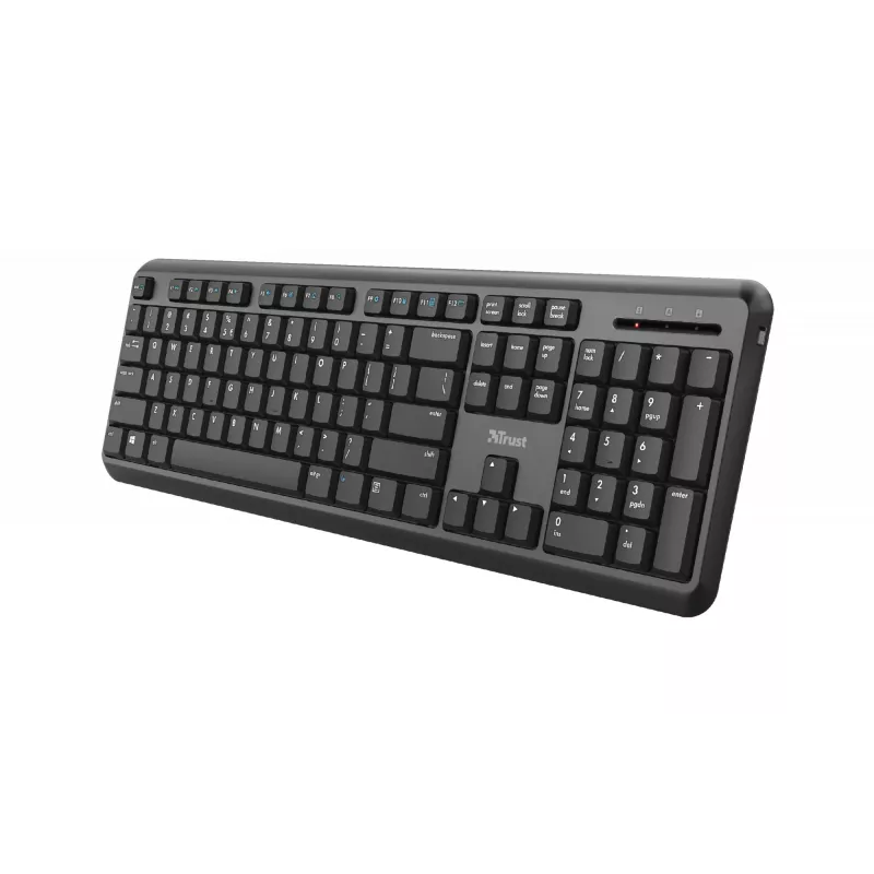 Trust TK-350 tastiera Office RF Wireless QWERTZ tedesco nero
