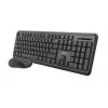 Trust TKM-350 tastiera mouse incluso Office RF Wireless QWERTZ tedesco nero