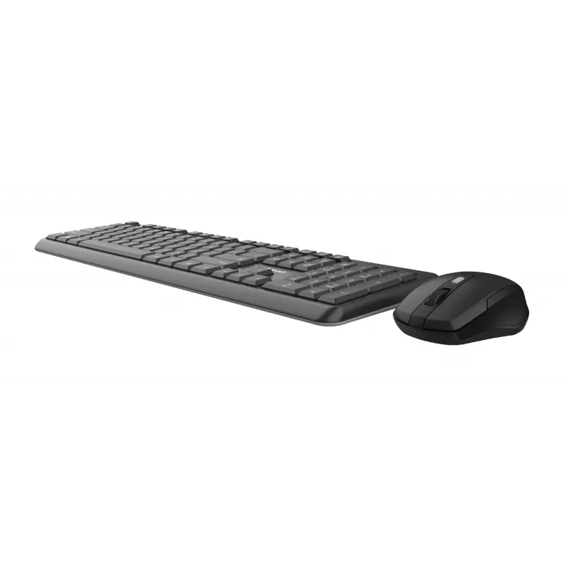 Trust TKM-350 tastiera mouse incluso Office RF Wireless QWERTZ tedesco nero