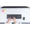 Trust TKM-350 tastiera mouse incluso Office RF Wireless QWERTZ tedesco nero