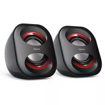 Hama Sonic Mobil 183 nero, rosso con filo 3 W