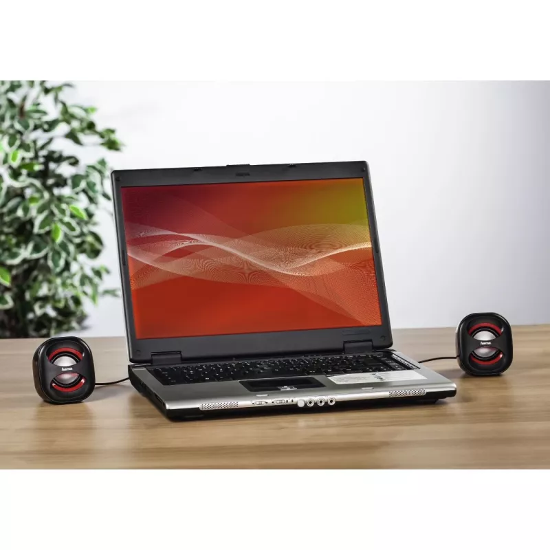 Hama Sonic Mobil 183 nero, rosso con filo 3 W